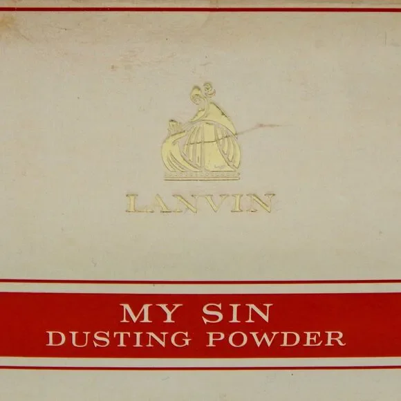 Lanvin My Sin Dusting Powder Charles of the Ritz USA France 4 oz. NOS